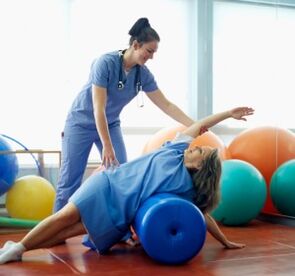 Therapeutic exercise for osteochondrosis